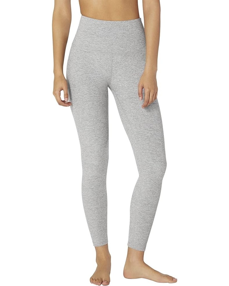 Women's High Waisted Midi Leggings Silver Mist $45.59 Leggings