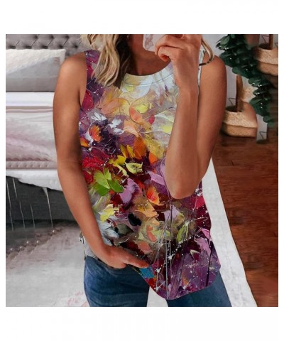 Tops for Women Trendy Tank Top Sleeveless Scoop Neck Dressy Vest Loose Fit Casual Workout Summer Tunic Shirts |-Coffee $3.59 ...