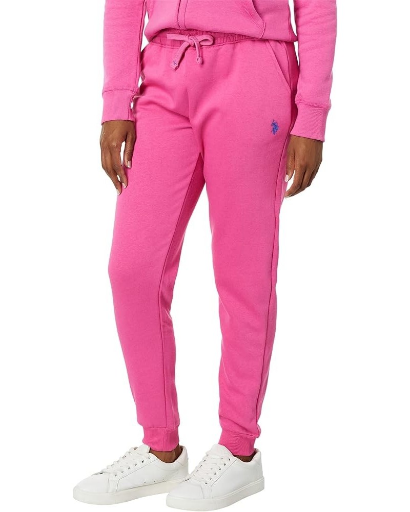 High-Waist Joggers w/Pony Sweatpants Pink Pizazz $18.10 Pants