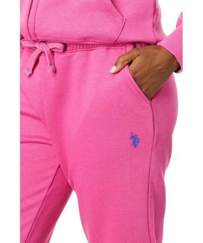 High-Waist Joggers w/Pony Sweatpants Pink Pizazz $18.10 Pants