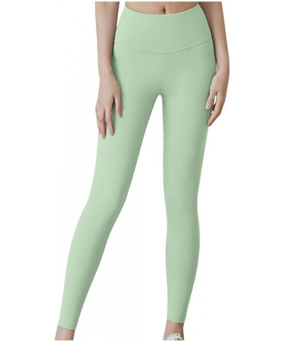 Workout Leggings for Women High Waisted Yoga Pants Tummy Control Gym Leggings Athletic Sweatpant Compression Leggins B2-mint ...