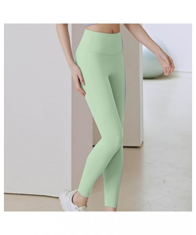 Workout Leggings for Women High Waisted Yoga Pants Tummy Control Gym Leggings Athletic Sweatpant Compression Leggins B2-mint ...