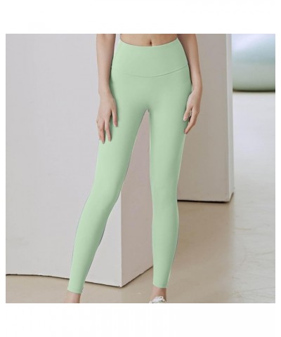 Workout Leggings for Women High Waisted Yoga Pants Tummy Control Gym Leggings Athletic Sweatpant Compression Leggins B2-mint ...