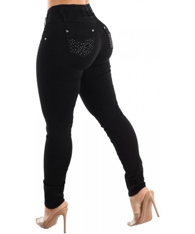 Butt Lifting Jeans for Women - High Waisted Skinny Levanta Cola Stretch Jeans 10961x_tp1713blk Black $31.20 Jeans