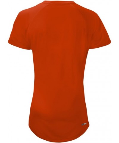 Women's Comp Short-Sleeve V-Neck Medium Orange-white $10.00 Jerseys