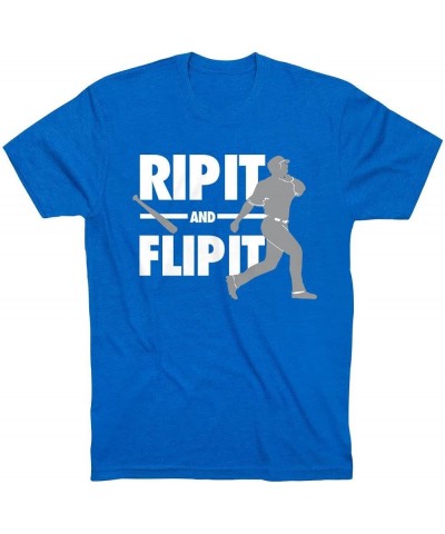 Baseball Rip It Flip It T-Shirt | Short Sleeve Baseball Tee | Youth & Adult Sizes Youth Royal Blue $18.97 Others