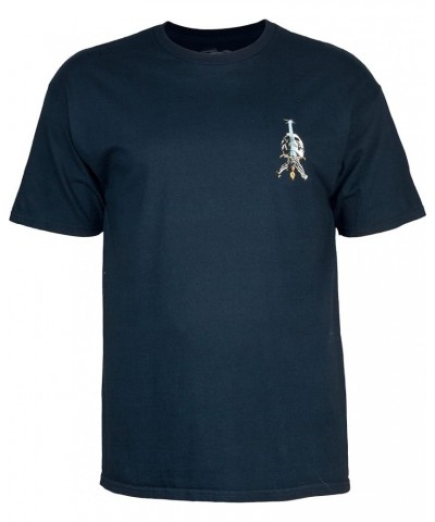 Skull and Sword T-Shirts Navy $19.64 T-Shirts