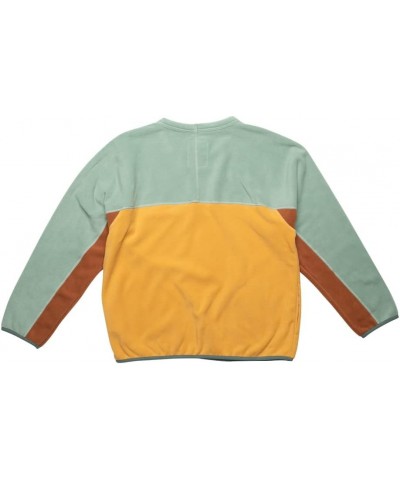 Kelowna Pullover Fleece Sweatshirt With Chest Pocket Grassland $41.25 Activewear