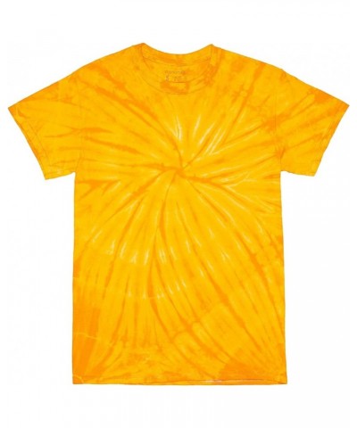 Handcrafted Tie Dye T Shirts - 6 Adult Sizes - 20 Color Patterns Gold $13.26 Décor