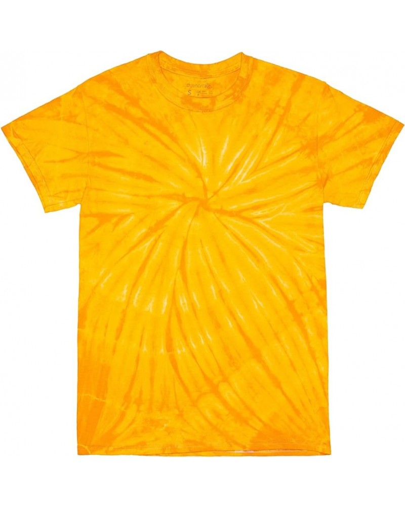 Handcrafted Tie Dye T Shirts - 6 Adult Sizes - 20 Color Patterns Gold $13.26 Décor