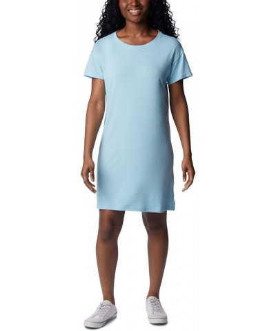 Women's Anytime Knit Tee Dress Spring Blue $27.71 Activewear