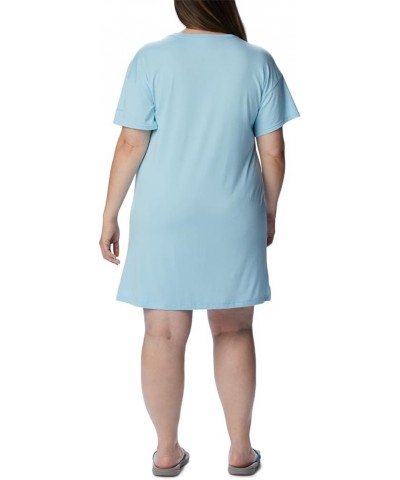 Women's Anytime Knit Tee Dress Spring Blue $27.71 Activewear