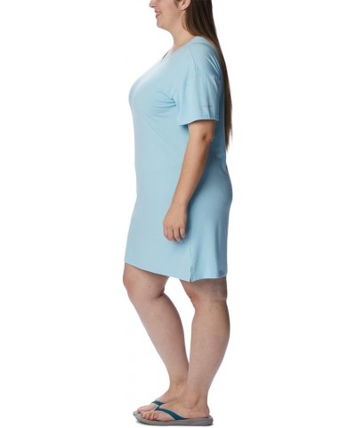 Women's Anytime Knit Tee Dress Spring Blue $27.71 Activewear