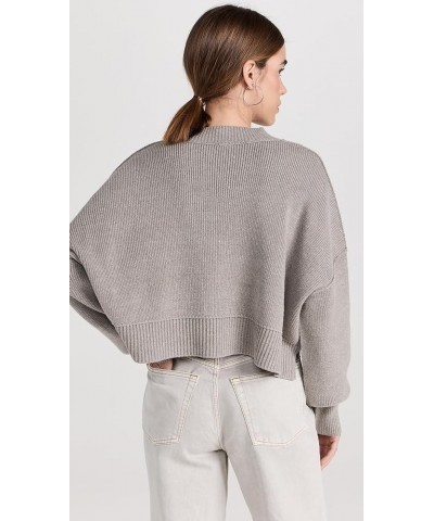 Women's Easy Street Crop Pullover Heather Grey $39.56 Sweaters