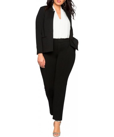 Women's Plus Size Tall 9-to-5 Stretch Work Pant Black $30.24 Pants