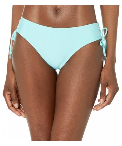 Women's Standard Mid Rise Full Coverage Bikini Bottom Bathing Suit Oasis Blue $20.94 Swimsuits