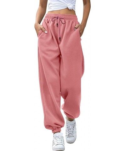 Women's High Waisted Sweatpants Casual Baggy Oversized Workout Active Joggers Pants Loose Soft Trendy Comfy Lounge Bottoms Z0...