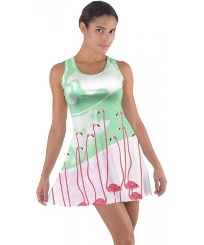 Womens Tank Dress Flamingo Summer Cotton Racerback Dress, XS-5XL Long Neck 2 $16.73 Dresses