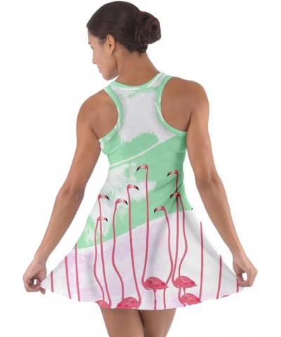 Womens Tank Dress Flamingo Summer Cotton Racerback Dress, XS-5XL Long Neck 2 $16.73 Dresses